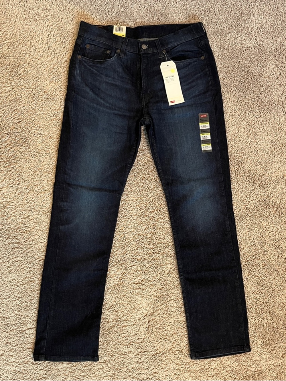 Levi's 514 Straight Stretch Men's Jeans Indigo NWT